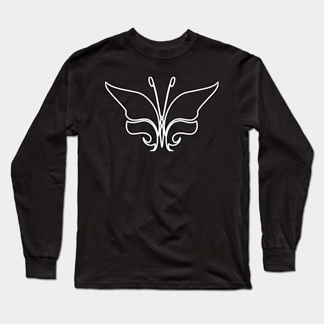 Rhopalocera Long Sleeve T-Shirt by Spazashop Designs